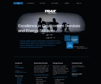 Traxintl.com(TRAX International) Screenshot