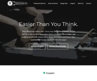 Traxlercustomprinting.com(Traxler Printing) Screenshot