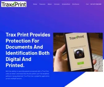 Traxprint.com(Trax Print) Screenshot