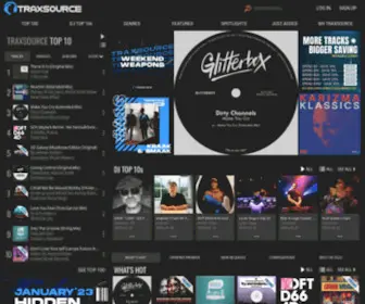 Traxsource.com(Traxsource) Screenshot