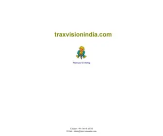 Traxvisionindia.com(Traxvision India) Screenshot