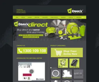 Traxxcp.com.au(Diamond Tools) Screenshot