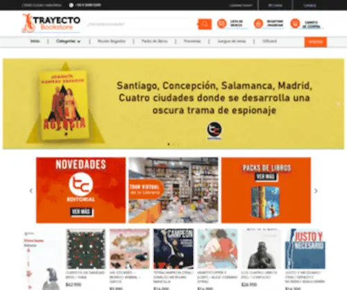 Trayectobookstore.cl(Librería) Screenshot