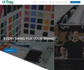Trayinc.com(Everything for Your Brand) Screenshot