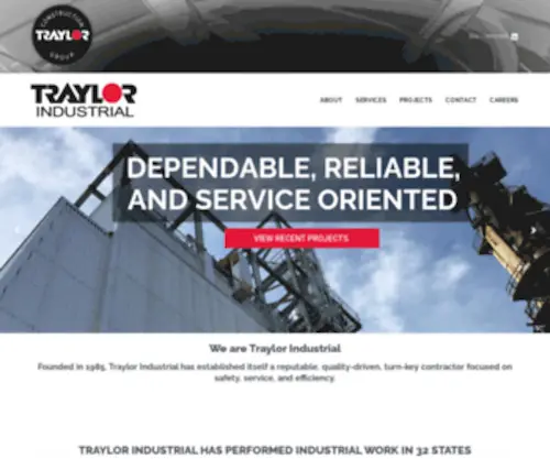 Traylorindustrial.com(Traylor Industrial) Screenshot