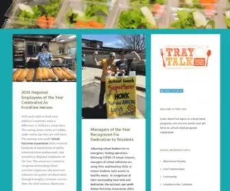 Traytalk.org(Communities for Healthy School Meals) Screenshot