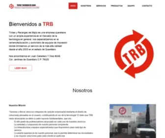 TRB.com.mx(Tintas y Recargas del Bajio) Screenshot