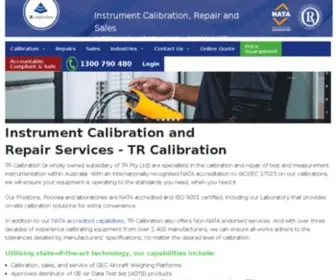 Trcalibration.com.au(Equipment Calibration) Screenshot