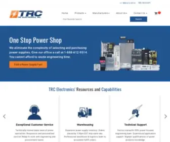 Trcelectronics.com(TRC Electronics) Screenshot