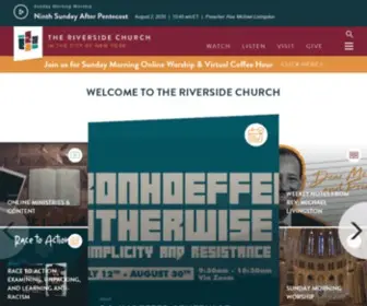 TRCNYC.org(The Riverside Church) Screenshot