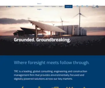 TRcsolutions.com(A leading consulting) Screenshot