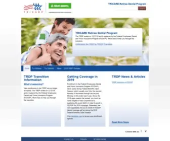 TRDP.org(Federal government dental insurance programs) Screenshot