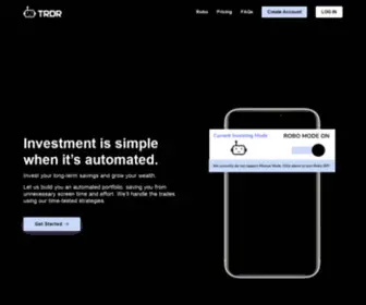 TRDR.money(Stock market investing on autopilot) Screenshot