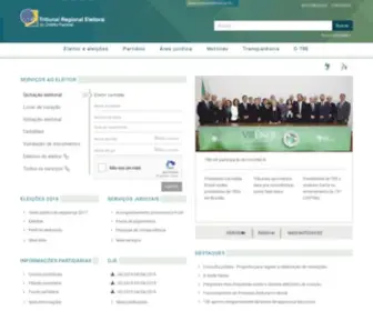 Tre-DF.gov.br(Tribunal Regional Eleitoral do Distrito Federal) Screenshot