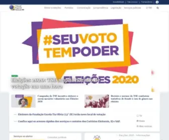 Tre-MS.jus.br(Tribunal Regional Eleitoral de Mato Grosso do Sul) Screenshot