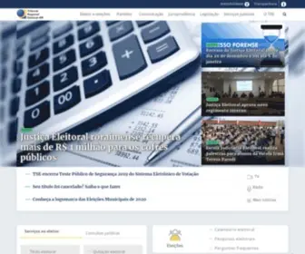 Tre-RR.jus.br(Tribunal Regional Eleitoral de Roraima) Screenshot