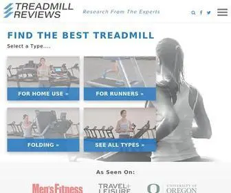 Treadmillreviews.net(Best Treadmills Tested and Compared) Screenshot