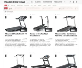 Treadmills-Online.com(Treadmill Reviews) Screenshot