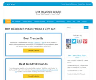 Treadmillsfans.com(Best Treadmill in India for Home use & Gym 2022) Screenshot