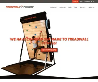 Treadwallfitness.com(Treadwall® The original Rotating Wall for athletes & climbers) Screenshot