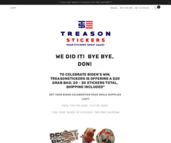 Treasonstickers.com(Treasonstickers) Screenshot