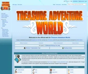 Treasureadventurewiki.com(Treasure Adventure World Wiki) Screenshot