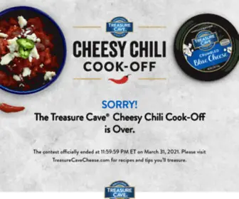 Treasurecavechilicookoff.com(Treasure Cave® Cheesy Chili Cook) Screenshot