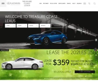 Treasurecoastlexus.com(Treasure Coast Lexus) Screenshot