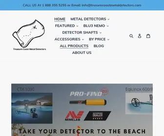 Treasurecoastmetaldetectors.com(Treasure Coast Metal Detecting) Screenshot