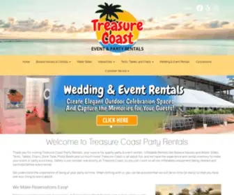 Treasurecoastpartyrentals.com(Bounce House & Party Rentals) Screenshot