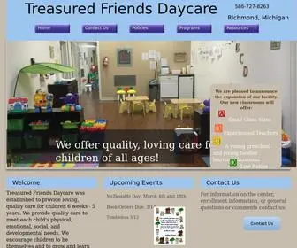 Treasuredfriendsdaycare.net(Treasured Friends Daycare Inc) Screenshot