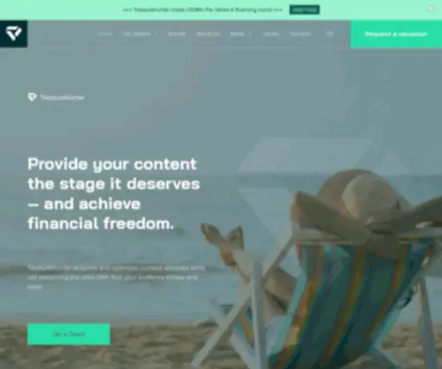 Treasurehunter.media(And achieve financial freedom) Screenshot