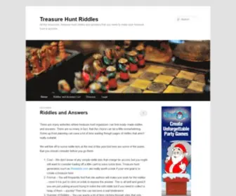 Treasurehuntriddles.org(All the resources) Screenshot