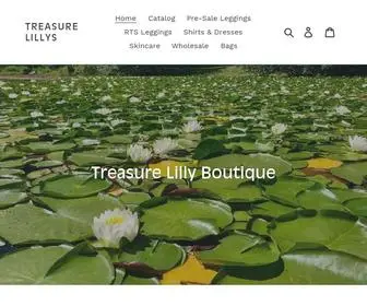 Treasurelillysws.com(Treasure Lillys) Screenshot