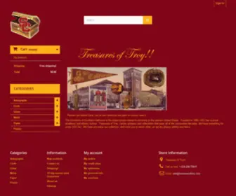 Treasuresoftroy.com(University of Southern California Collectibles) Screenshot