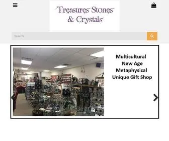 Treasuresstonescrystals.com(Treasures Stones & Crystals) Screenshot