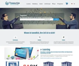 Treasurize.de(Der Marktplatz für e) Screenshot