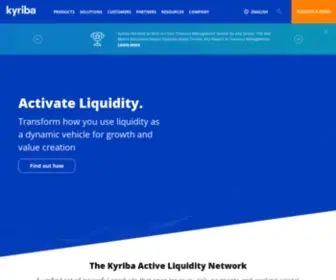 Treasury-Factory.com(Kyriba treasury software) Screenshot