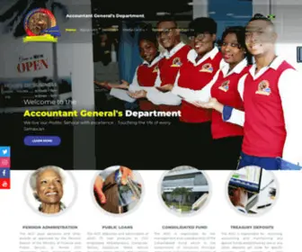 Treasury.gov.jm(Accountant General's Department) Screenshot