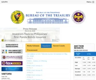 Treasury.gov.ph Screenshot