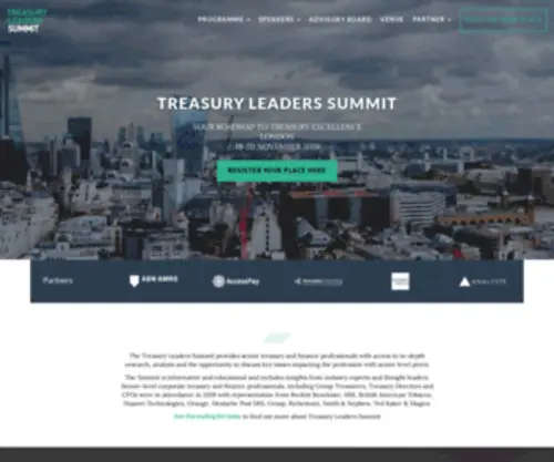 Treasuryleaderssummit.com(Treasury Leaders Summit) Screenshot