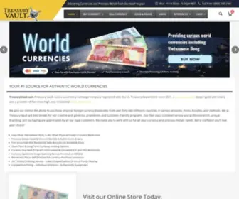 Treasuryvault.com(Currency Exchange) Screenshot