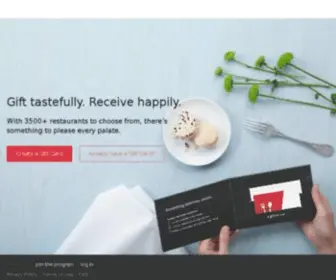 Treatful.com(Online Restaurant Gift Cards) Screenshot