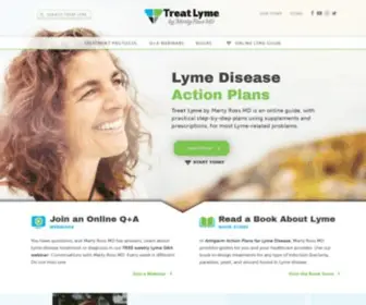 Treatlyme.net(Treat Lyme by Marty Ross MD) Screenshot