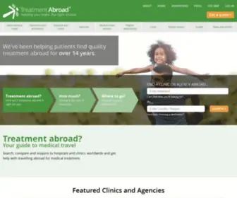Treatmentabroad.com(Treatment Abroad) Screenshot