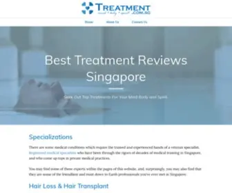 Treatment.com.sg(Best Treatment Reviews Singapore) Screenshot