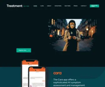 Treatment.com(Your health in your hands. Treatment) Screenshot