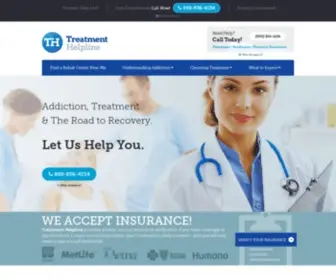 Treatmenthelpline.com(Treatment Helpline) Screenshot