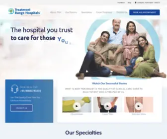 Treatmentrangehospitals.com(Treatment Range Hospitals) Screenshot