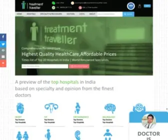 Treatmenttraveller.com(Select amongst India's best Hospitals and Doctors and get Opinion) Screenshot